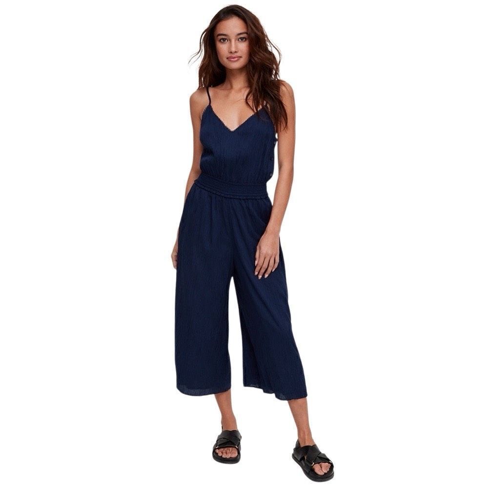Aritzia Wilfred Irene navy jumpsuit size XXS